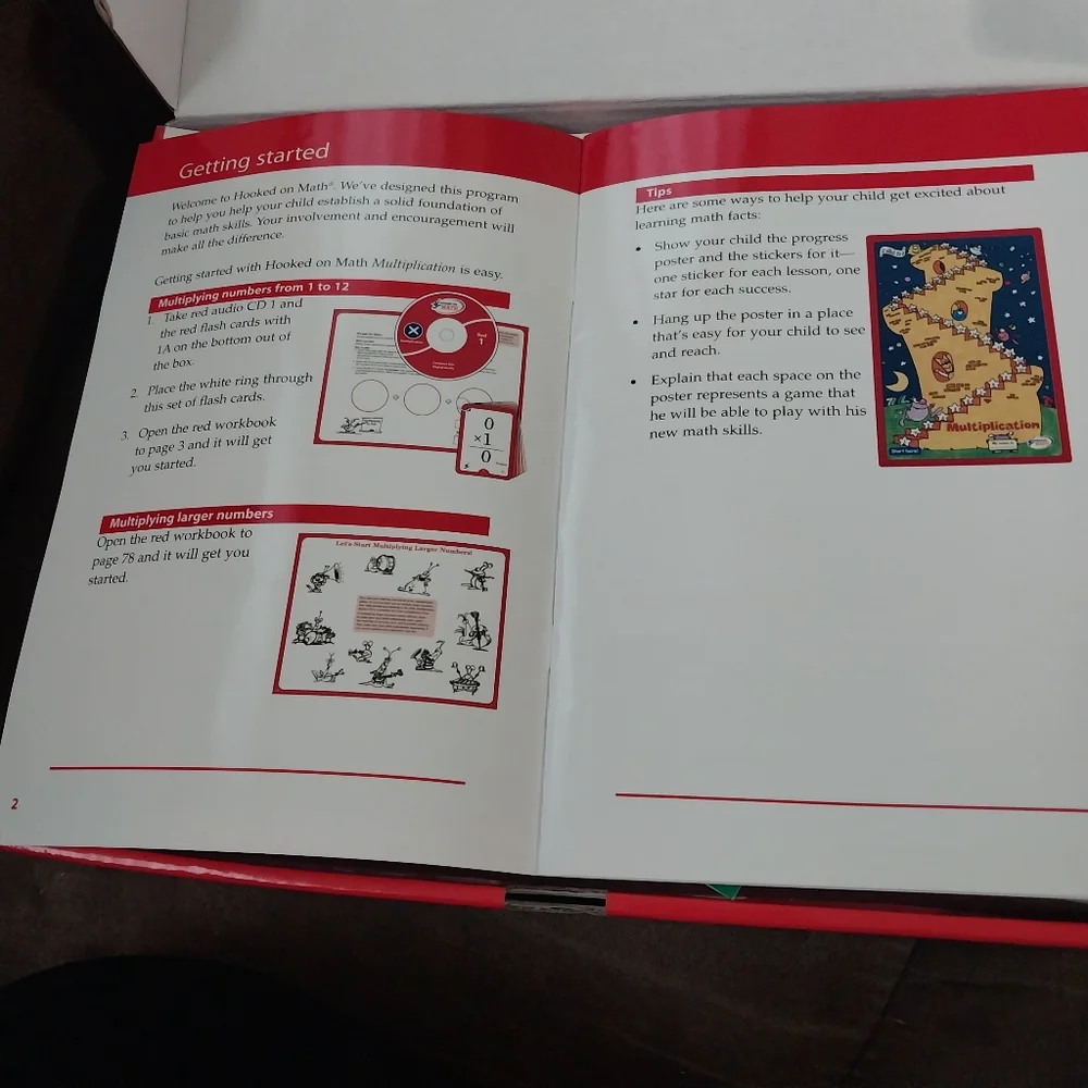 Hooked On Math Multiplication Kit - Picture 2 of 3
